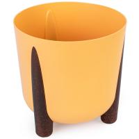 Кашпо Жардин 21л горчичный с дренаж. вставкой М9128 /2шт/ Альтерн