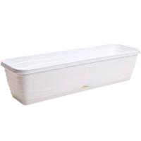 Балконный ящик 60см БРИЗ белый 12л