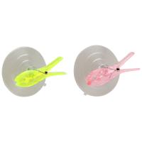 Крючок д/ванной Прищепки (набор 2шт) на присоске пластик 311852/24шт/Рыжий Кот