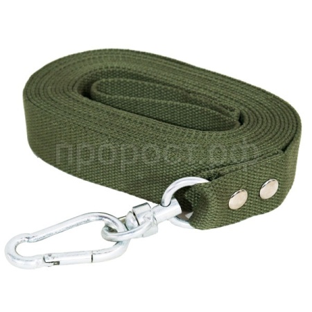 Поводок брезент 35мм*5м + карабин/29822 Поводок брезент 35мм*5м + карабин/29822
