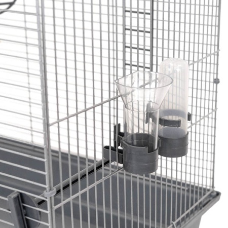 Клетка д/птиц ЛОРА-2 ECO 58*40*88см (укомплект) 2 секции серая/4611/Дарэлл Клетка д/птиц ЛОРА-2 ECO 58*40*88см (укомплект) 2 секции серая/4611/Дарэлл