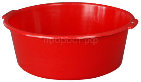 Таз 20л с ручками красный 03006 /10шт/Арз