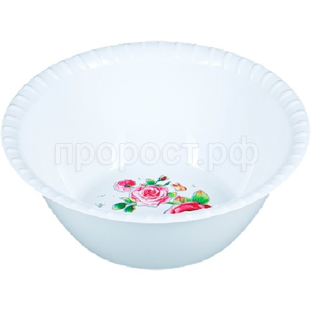 Миска 4л Смак круглая белый 03070