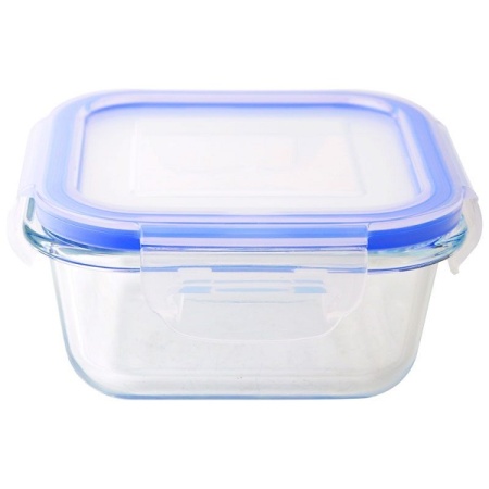 Контейнер Cristallino 0,500л жаропр стекла с крышкой с заж.пласт 