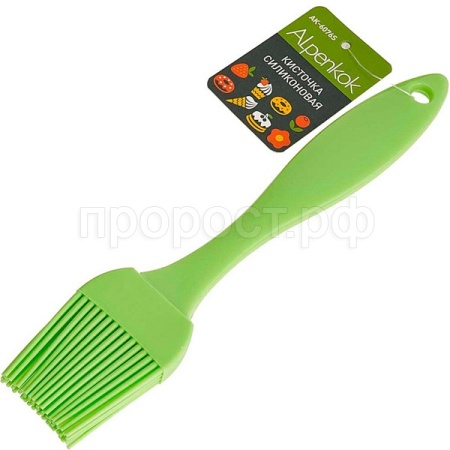 Кисточка из силикона 20,5×4см зеленый AK-6076S /200шт/ Alpenkok 