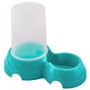 Миска автопоилка пластик 1000мл бирюзовая/2315бирюз/Дарэлл