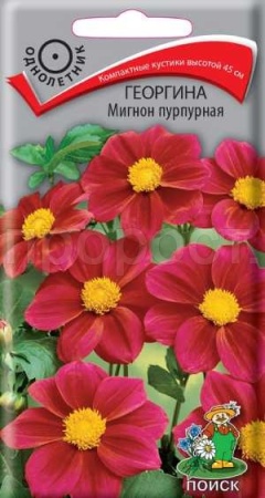Георгина Мигнон пурпурная 0,2г Георгина Мигнон пурпурная 0,2г