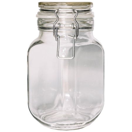 Банка стеклянная 950мл БУГЕЛЬНЫЙ ЗАМОК с крышкой /120шт/ОП