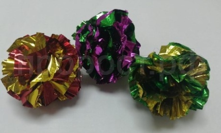 Игрушка для кошек Мяч Шуршунчик 4,5см К2168 6шт.