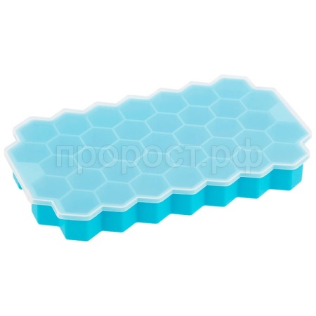 Форма д/льда PERFETTO 37 ячеек с крышкой 107661 /шт/ Mallony