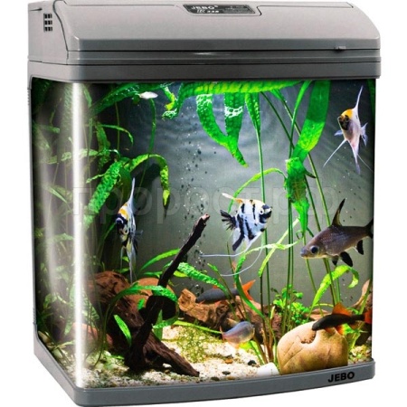 Аквариум 338R 35л 380*270*460мм графит/Jebo/73537011 Аквариум 338R 35л 380*270*460мм графит/Jebo/73537011