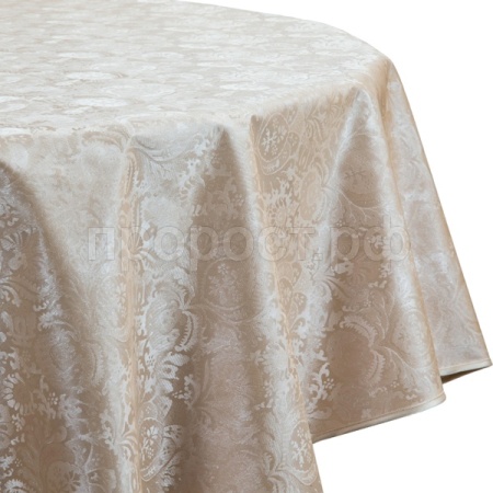 Скатерть d-135 "Шелкография" с бейкой круглая /30шт/Перспектива