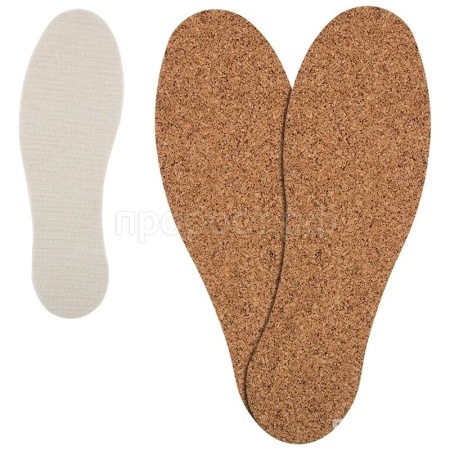 Стельки д/обуви "Пробковые" размер 36-45 006715/30шт/