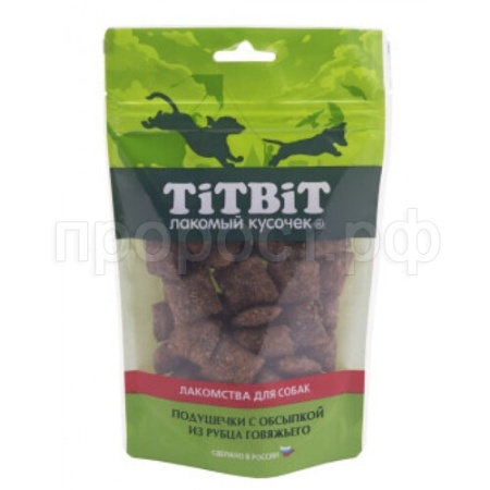 Лакомство С Подушечки с обсыпкой из рубца говяжьего Золотая колекция 80гр/018767