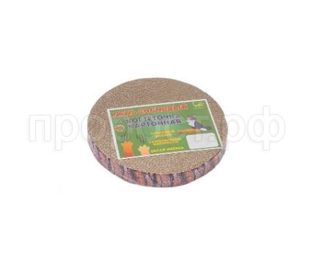Когтеточка ЧИП ПЕНЬ БЕРЕЗОВЫЙ средний с пропиткой картон 40*35см/840022бер
