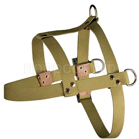 Шлейка брезент 35мм ездовая обхват груди 60-100см/01100011/Каскад