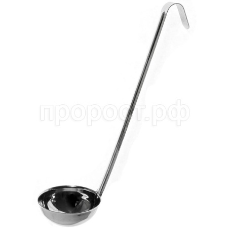 Половник 200мл проф. цельнотянутый ручка 34см 0085 /72шт/Катунь