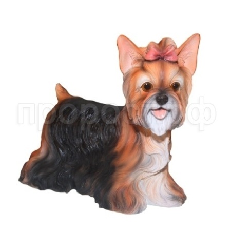 Копилка Йоркширский терьер с бантиком L30W15H27см 626906/F383