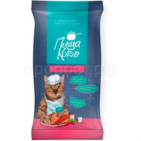 Корм для кошек Пища котов царская рыбалка с рыбой 10кг