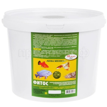 Корм для рыб Аква меню Фитос ведро 11л Корм для рыб Аква меню Фитос ведро 11л