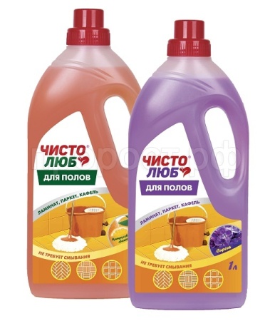 Моющее ср-во д/полов Чистолюб 1л цитрусовая свежесть /6шт/