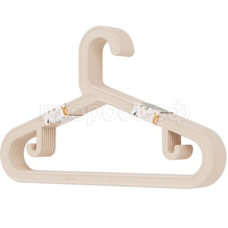 Вешалка-плечики детские (8шт) бежевый М8872 /6шт/ Альтерн Вешалка-плечики детские (8шт) бежевый М8872 /6шт/ Альтерн