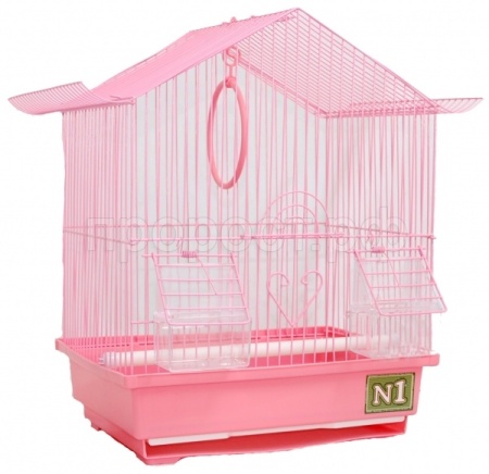 Клетка д/птиц N1 ДКпА111 30*23*39см пагода укомплектованная Клетка д/птиц N1 ДКпА111 30*23*39см пагода укомплектованная