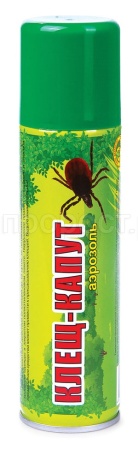Клещ-Капут 210см.куб (150мл) Аэрозоль на одежду