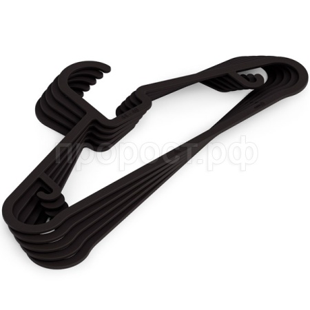 Вешалка-плечики р.44-46 (5шт) черный М8696 /10шт/ Альтерн Вешалка-плечики р.44-46 (5шт) черный М8696 /10шт/ Альтерн