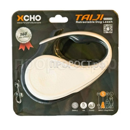 Рулетка автоматическая 5м на 12кг черно-белая шнур/Х3204/ЗР Рулетка автоматическая 5м на 12кг черно-белая шнур/Х3204/ЗР