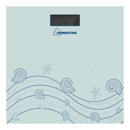 Весы электронные напольные до 180кг стекло HS-6001В HOMESTAR