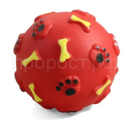 Игрушка с Мяч с лапками резиновая 6,5см /J15-210/Вестерн