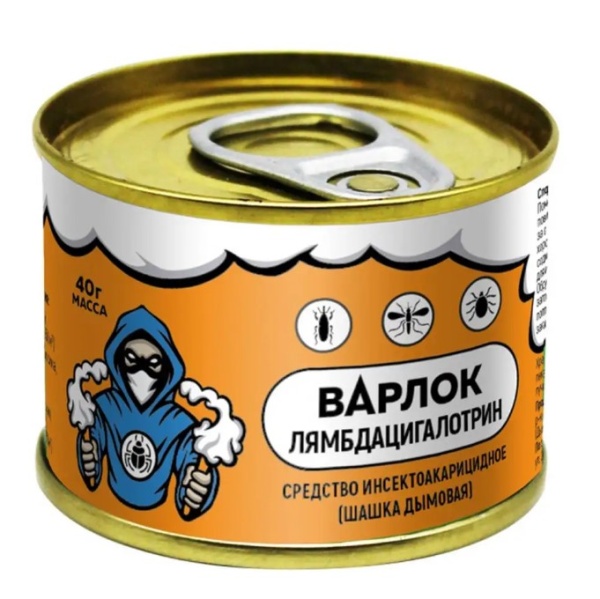 Шашка Варлок 40г альфациперметрин инсектоакарицидная/Капитал-Прок