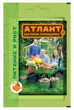 Атлант Питание и Рост 10г бактерии-помощники Атлант Питание и Рост 10г бактерии-помощники